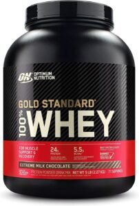 Optimum Nutrition, WHEY, Gold Standard, 1 LB (454G) – Baunilha