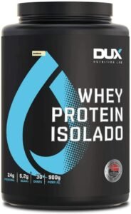 Whey Protein Isolado Baunilha - Pote 900 g Dux Nutrition