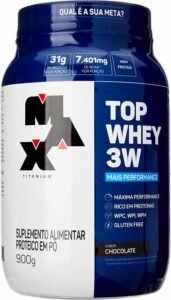 Top Whey 3W Chocolate, Max Titanium, 900g