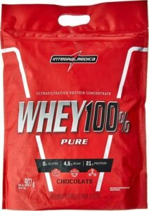 Whey 100 Pure Refil Chocolate, IntegralMedica, 907g