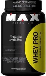 Whey Pro – 1000G Chocolate – Max Titanium
