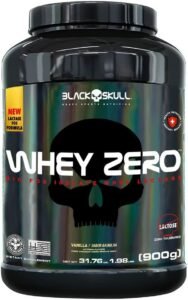 Whey Isolado Zero Com Lactase - 900g Baunilha - Black Skull