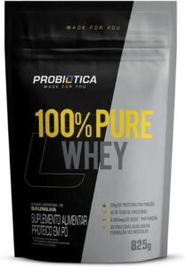 100% Pure Whey Refil (825G) - Sabor Baunilha, Probiótica