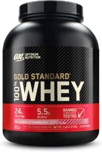 100% Whey Gold Standard 5Lbs - Optimum Nutrition - Strawberry