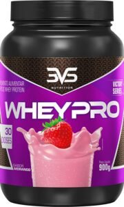 Whey Pro 900g - 3VS Nutrition (Morango) - 100% Whey Concentrado