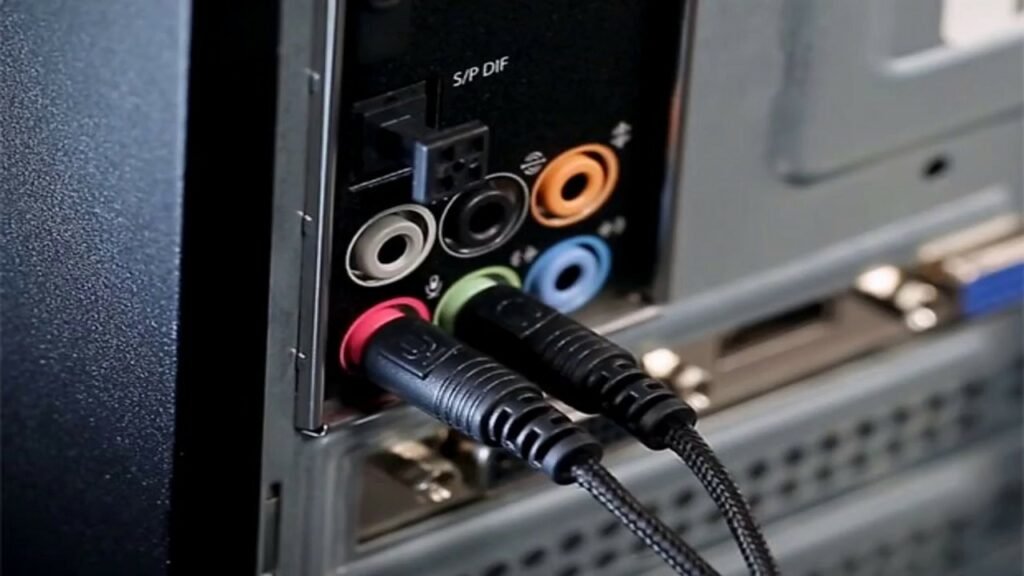 como conectar a guitarra no PC